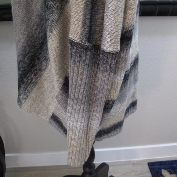 EYESHADOW Neutral Striped Shrug Cardigan - Picture 8 of 10